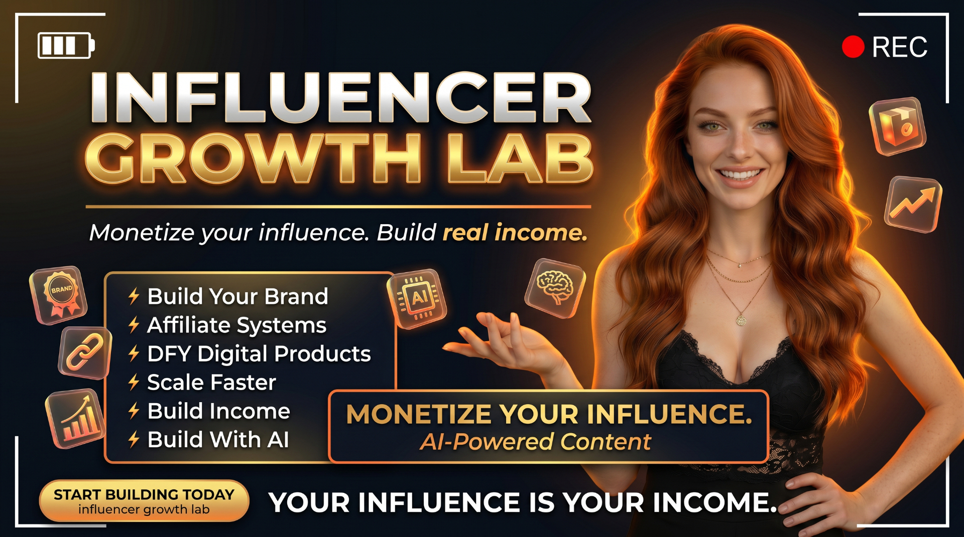 Join Influencer Growth Lab — Monetize your influence, build real income